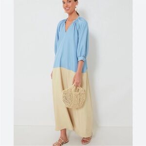 Tuckernuck - Pomander Place Sandstone and Sky Gemma Dress - NWT - Size XS